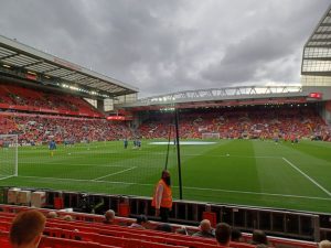 Anfield During Pre Match Warm Up