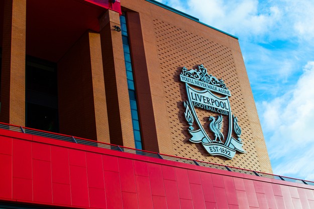 Liverpool Crest at Anfield Stadium