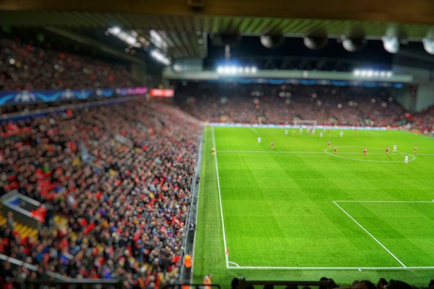 Anfield Blurred During Night Game